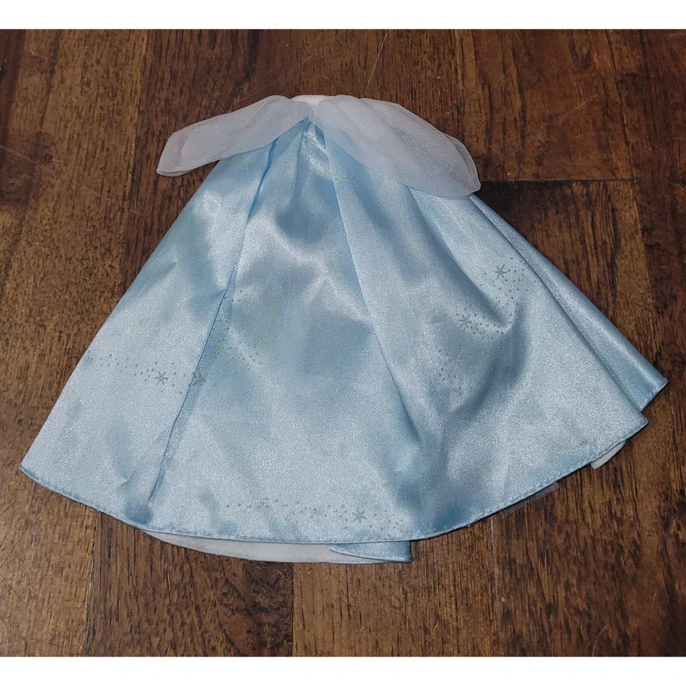 Disney Princess Barbie REVERSIBLE Blue SKIRT White Wedding CINDERELLA Bride Doll